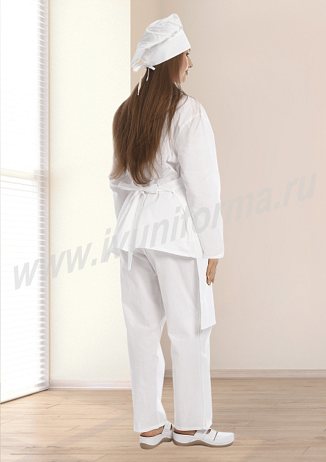 Фартук-передник пекаря унисекс арт. ПВ-04-01-БЗ