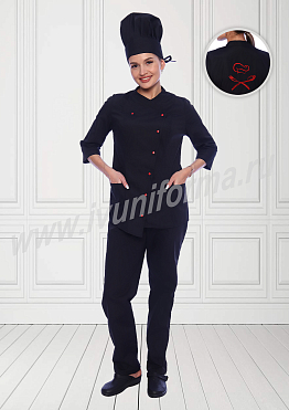 Куртка повара женская арт. ПВ-01-06-ТС