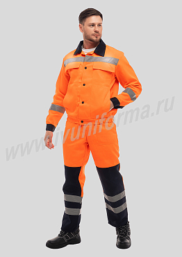 Костюм рабочий мужской арт. Р-02-184-ГР